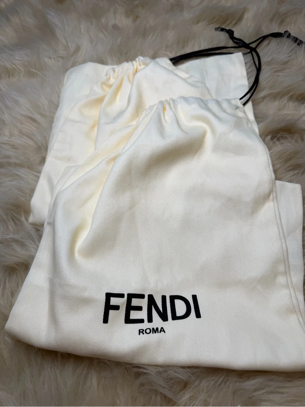 Fendi Cotton Drawstring Dust Bags (set of 2)